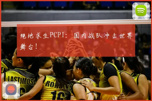 绝地求生PCPI:国内战队冲击世界舞台!