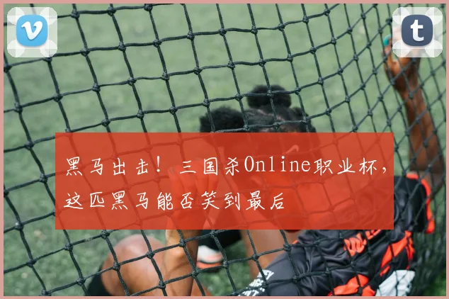 黑马出击!三国杀Online职业杯,这匹黑马能否笑到最后